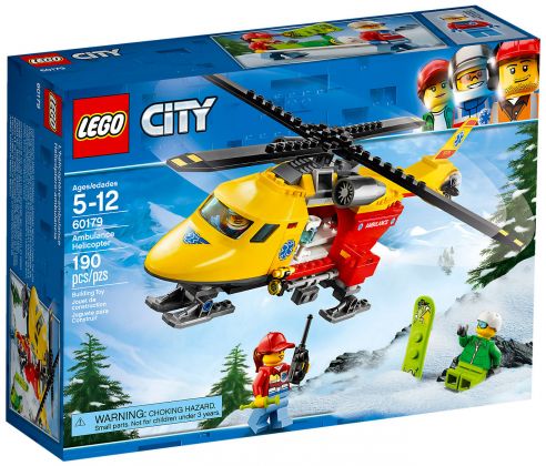 LEGO City 60179 L'hélicoptère-ambulance