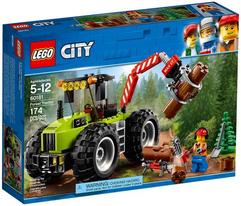 LEGO City 60181 Le tracteur forestier