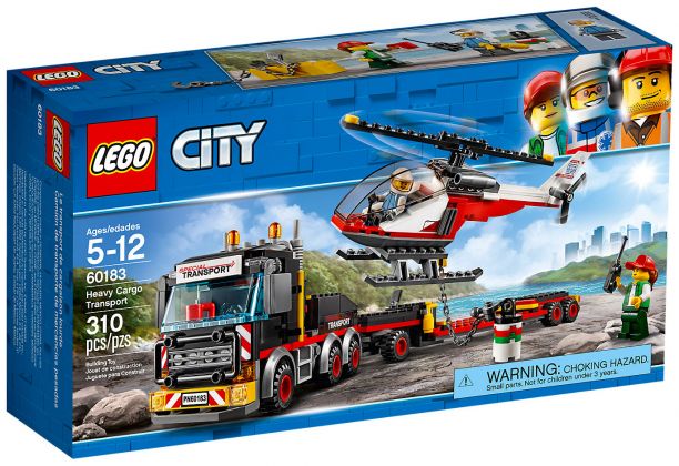 LEGO City 60183 Le transporteur d'hélicoptère
