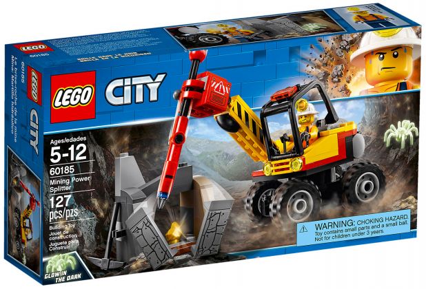 LEGO City 60185 L'excavatrice avec marteau-piqueur