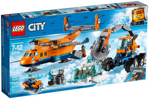 LEGO City 60196 L'avion de ravitaillement arctique