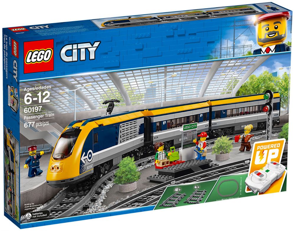 LEGO City 60197 pas cher, Le train de passagers télécommandé