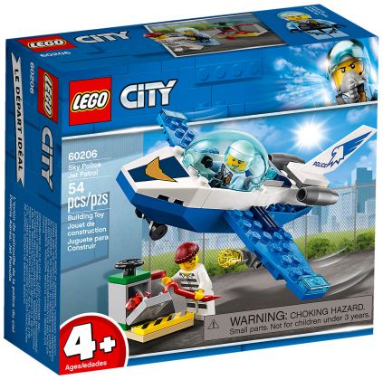 LEGO City 60206 Le jet de patrouille de la police