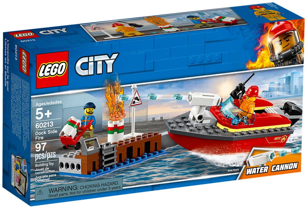 bateau de pompier lego