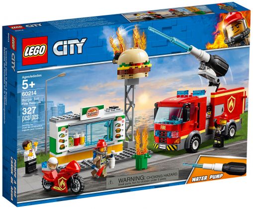 LEGO City 60214 L'intervention des pompiers au restaurant de hamburgers