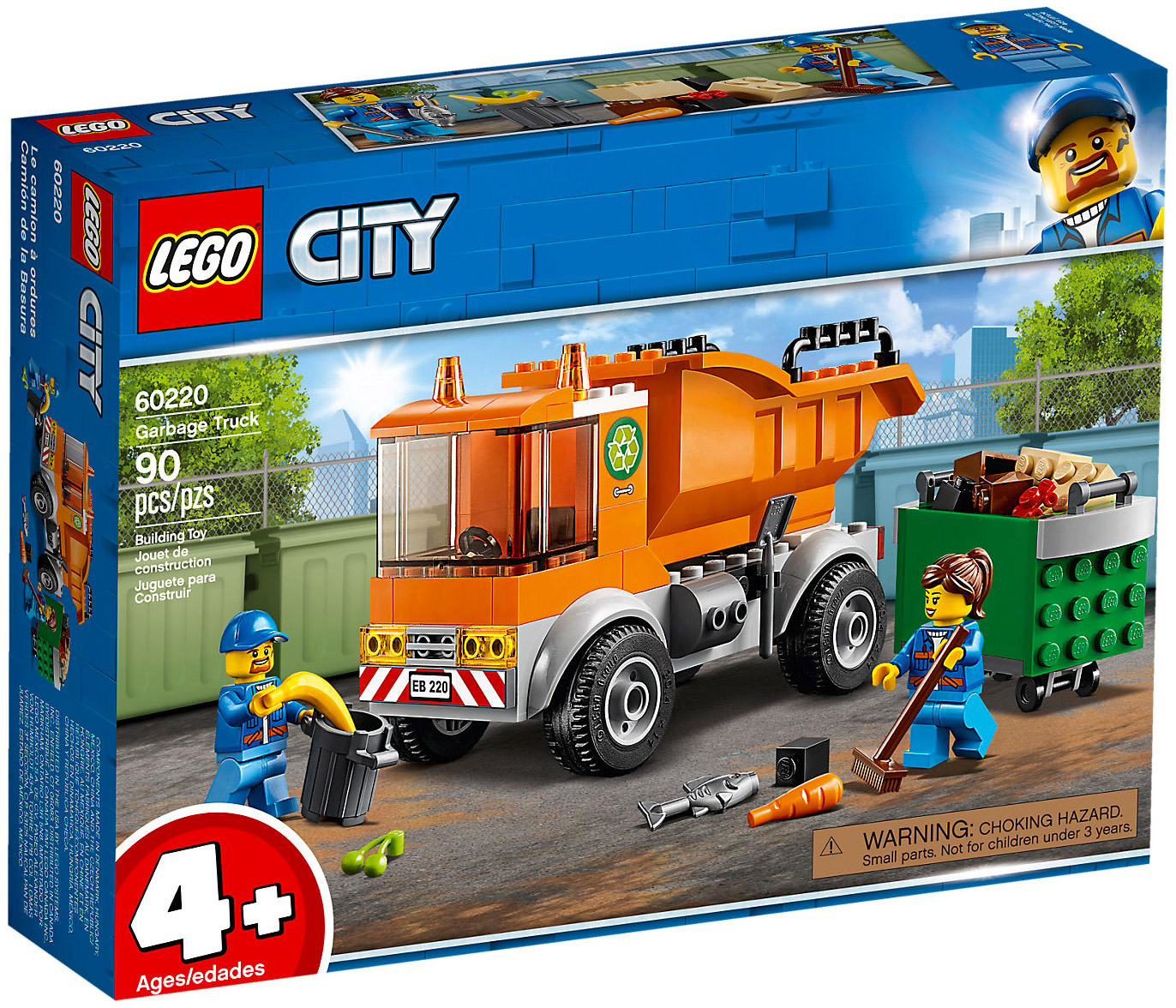 Lego City 60220 Le camion de poubelle - Lego