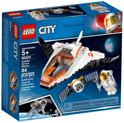 LEGO City 60224 La mission d'entretien du satellite