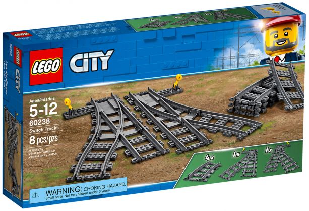 LEGO City 60238 Les aiguillages