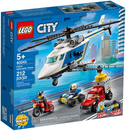 LEGO City 60243 L'arrestation en hélicoptère