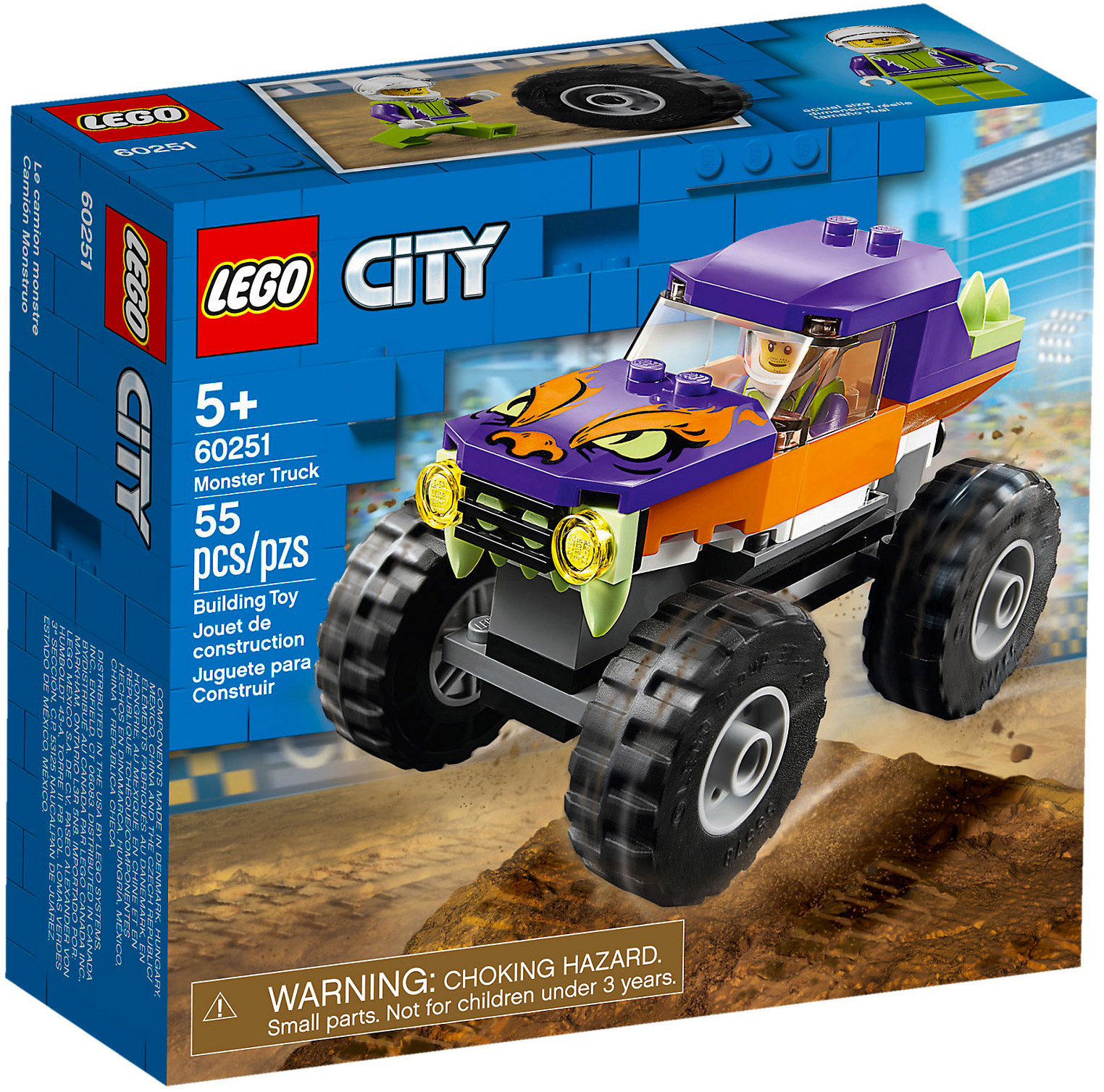 LEGO City 60251 pas cher, Le Monster Truck
