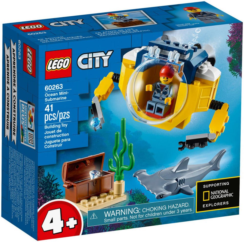 LEGO City 60263 pas cher, Le mini sous-marin