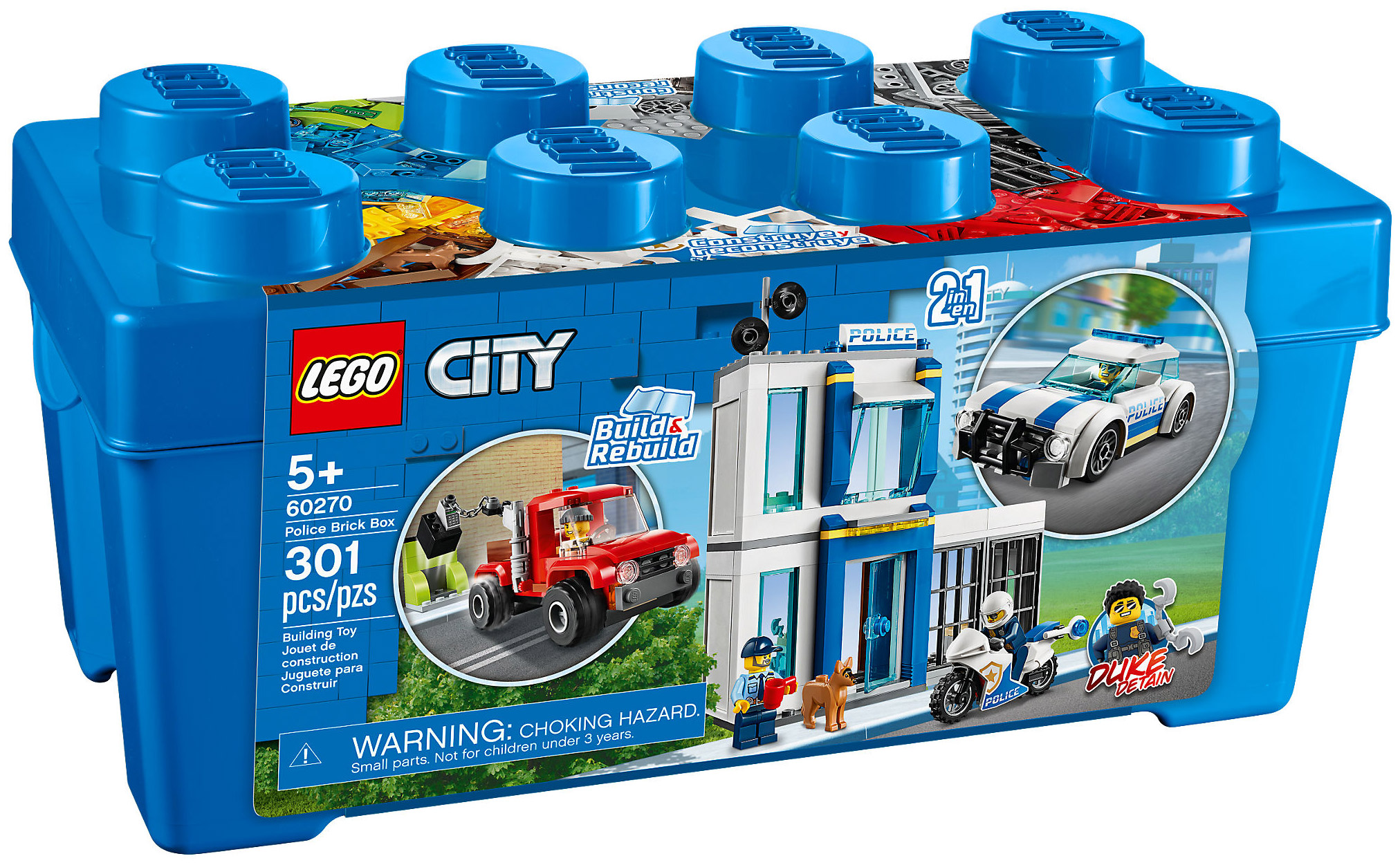 LEGO City 60270 pas cher, La boîte de briques - Thème Police