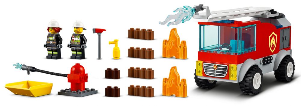 LEGO City 60280 Le camion des pompiers avec échelle et mini figurines de  pompier pour garçon ou fille de 4 ans et plus LEGO - Cdiscount Jeux - Jouets