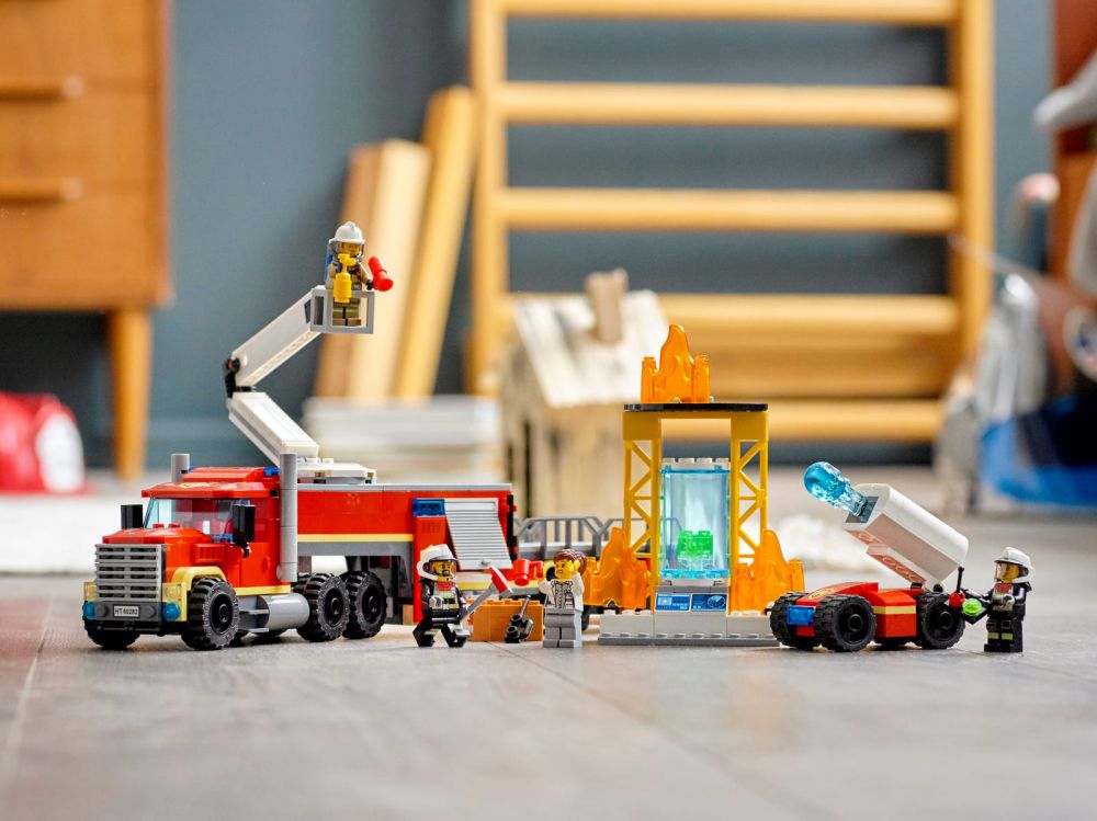 LEGO City 60282 - L’unité de commandement des pompiers pas