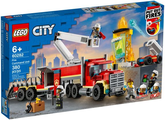 LEGO City 60282 L'unité de commandement des pompiers