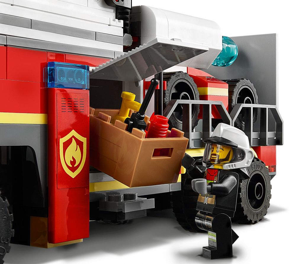 LEGO City 60282 - L’unité de commandement des pompiers pas