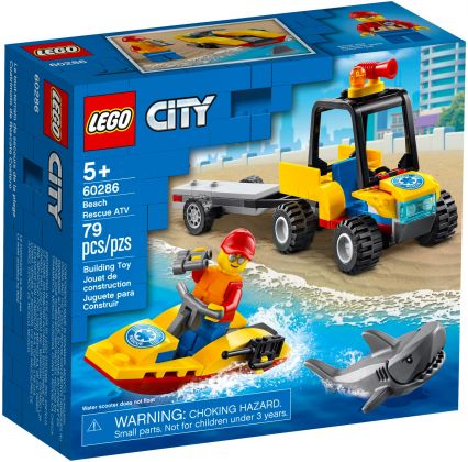 LEGO City 60286 Le Tout-Terrain de secours de la plage