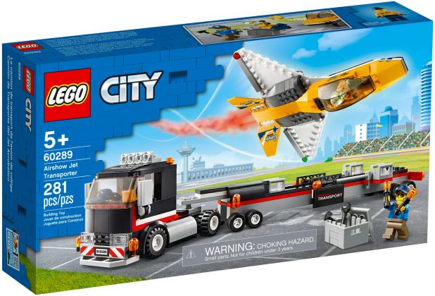 LEGO City 60289 Le transport d'avion de voltige