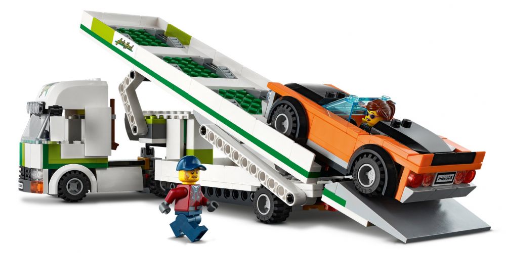 LEGO City 60305 pas cher, Le transport de voiture