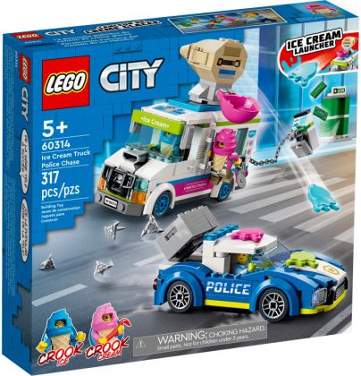 LEGO City 60314 La course-poursuite du camion de glaces