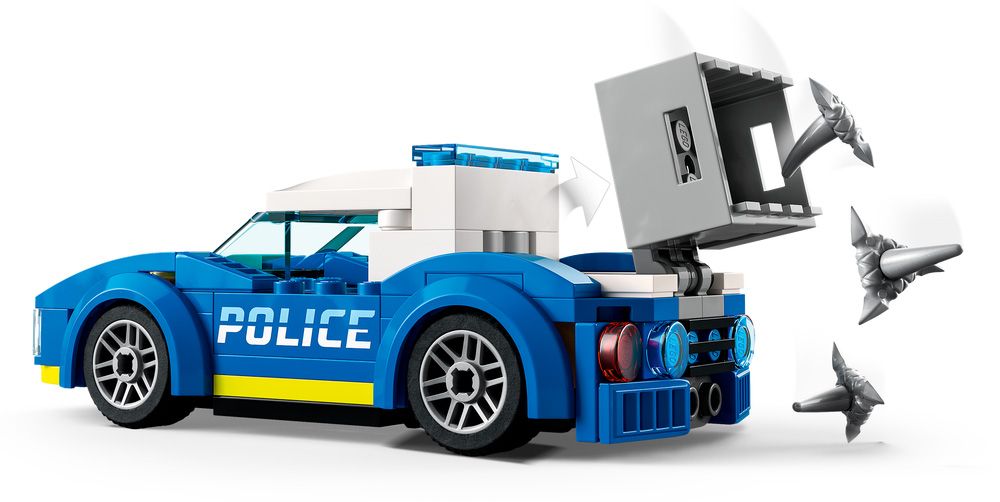 LEGO 60314 City La Course-Poursuite du Camion de Glaces, Jouet de Voiture  de Police, avec 2 Bandits, Cadeau Enfants Des 5 Ans - ADMI