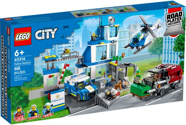 LEGO City 60316 Le commissariat de police