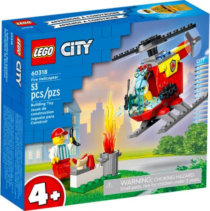 LEGO City 60318 L'hélicoptère des pompiers