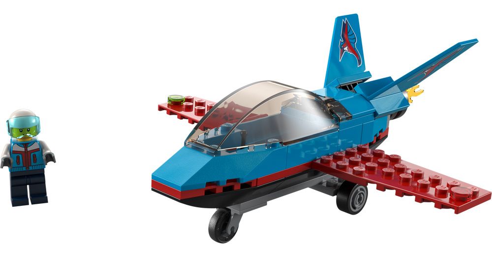 LEGO City 60323 pas cher, L'avion de voltige