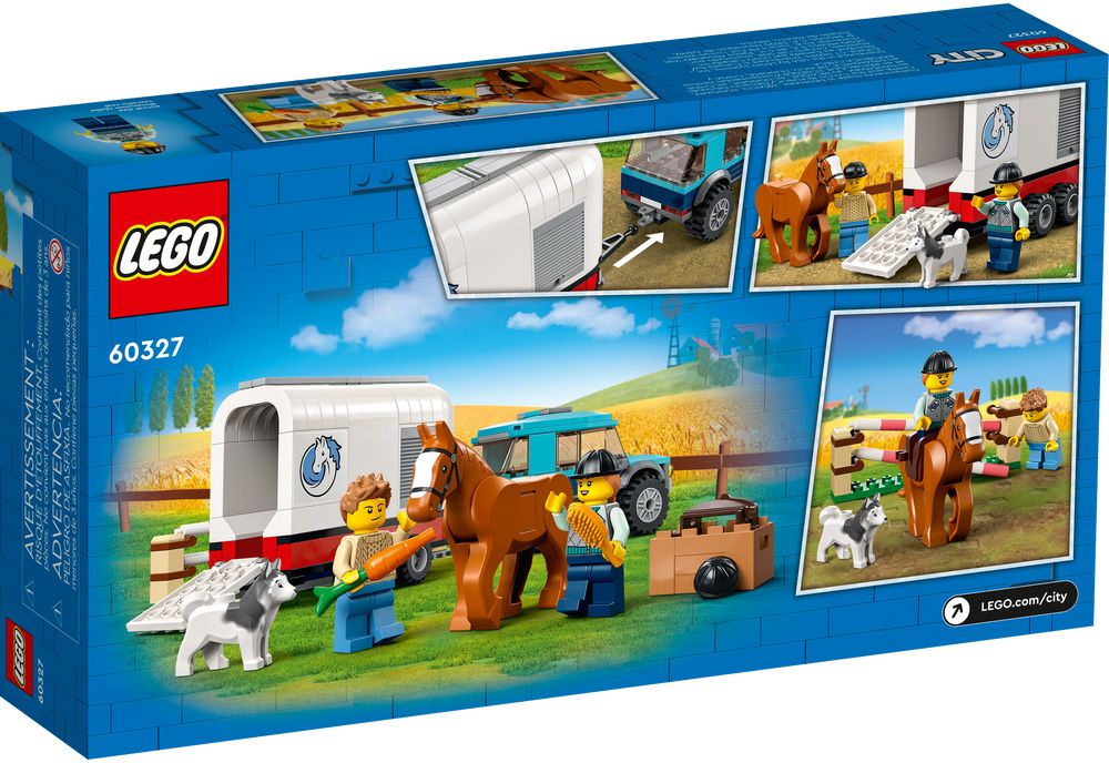 Promo La remorque à chevaux lego city chez Hyper U