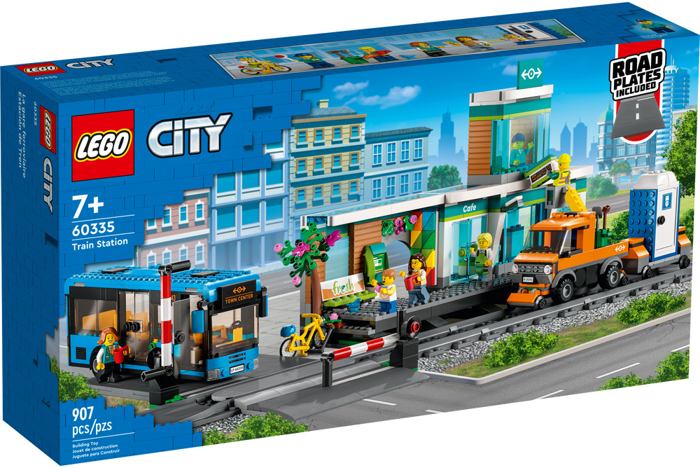 Ensemble de gare LEGO City 60335 avec bus, camion Liban