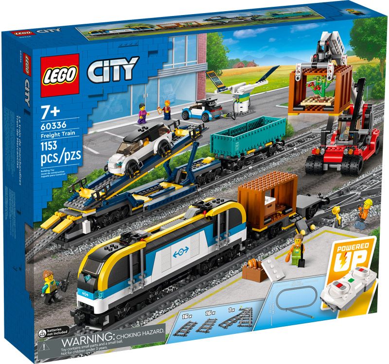 LEGO City 60336 pas cher, Le train de marchandises