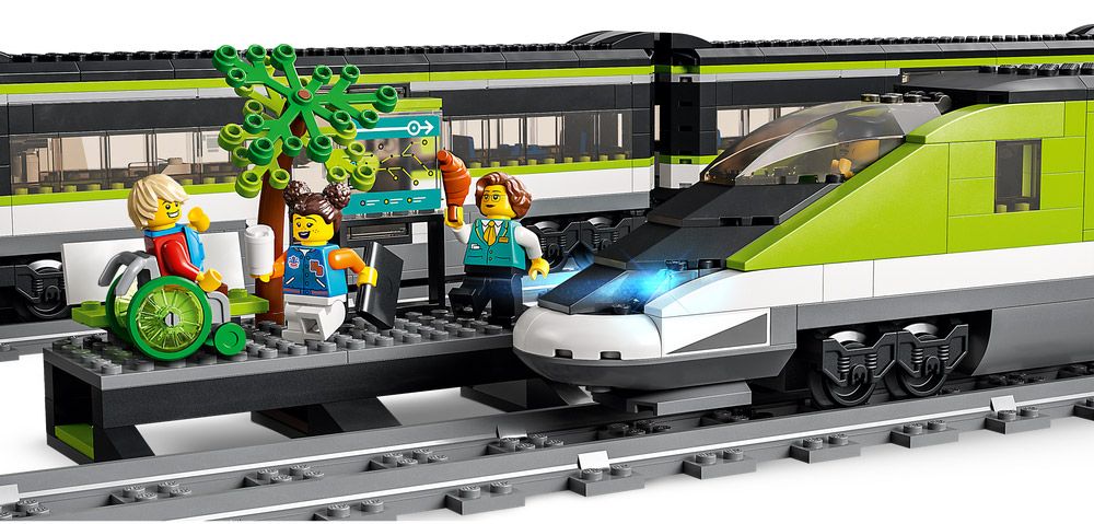 LEGO City 60337 pas cher, Le train de voyageurs express