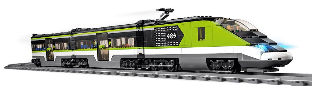 LEGO City 60337 Le Train de Voyageurs Express, Jouet Télécommandé avec  Phares Fonctionnels pas cher 