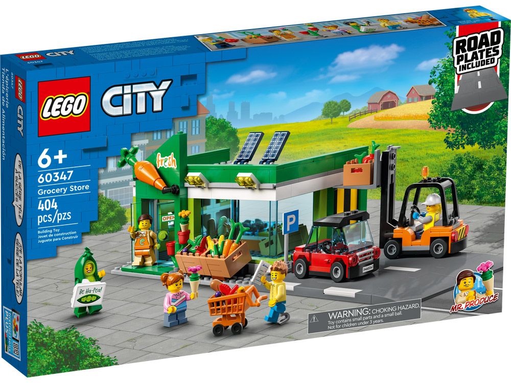 frustrerende Wade Loaded LEGO City 60347 pas cher, L'épicerie