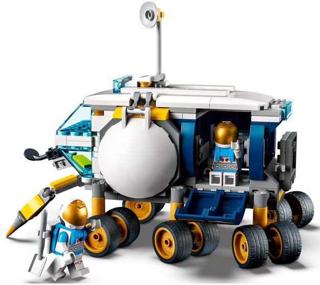LEGO 60348 City Le Véhicule D'Exploration Lunaire, Jouet Espace Inspiré de  la NASA des 6 Ans, Avec 3 Minifigures d'Astronautes