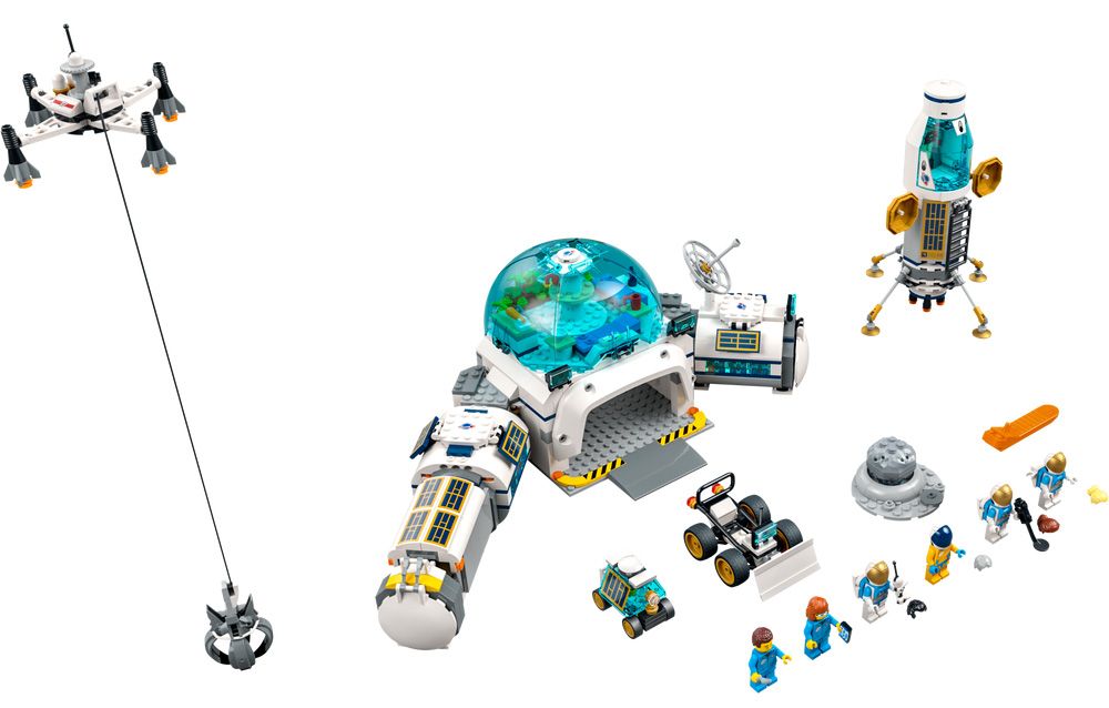 LEGO City 60350 La Base de Recherche Lunaire pas cher 