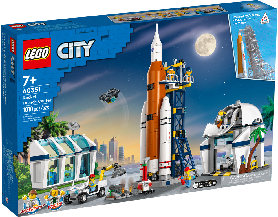 LEGO City 60313 Le Manège de l'Espace sur son Camion