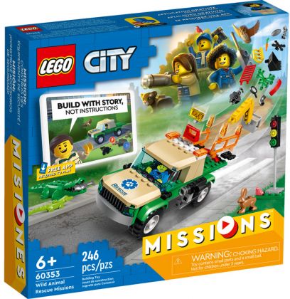 LEGO City 60353 Missions de sauvetage des animaux sauvages