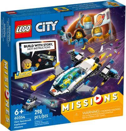 LEGO City 60354 Missions d’exploration spatiale sur Mars