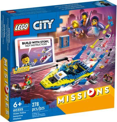 LEGO City 60355 Missions des détectives de la police sur l’eau