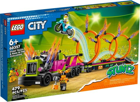 LEGO City 60357 Le défi de cascade : les cercles de feu
