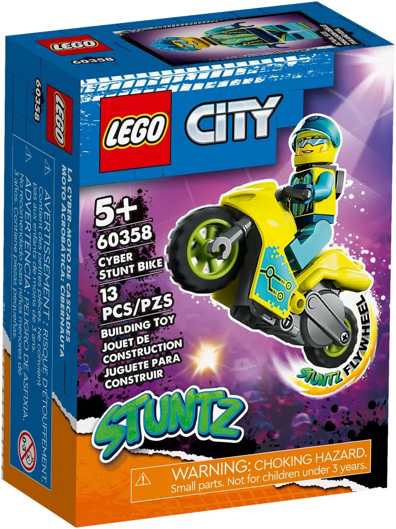 60358 - LEGO® City - La Cyber Moto de Cascade LEGO : King Jouet, Lego,  briques et blocs LEGO - Jeux de construction