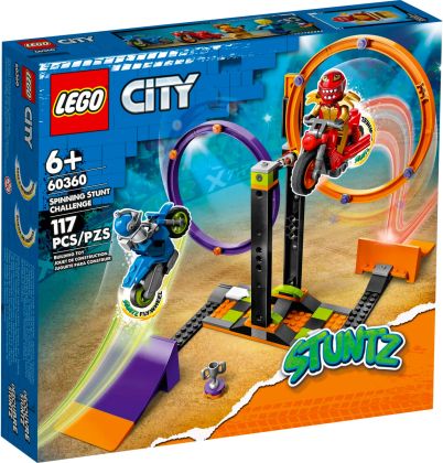 LEGO City 60360 Le défi de cascade : les cercles rotatifs