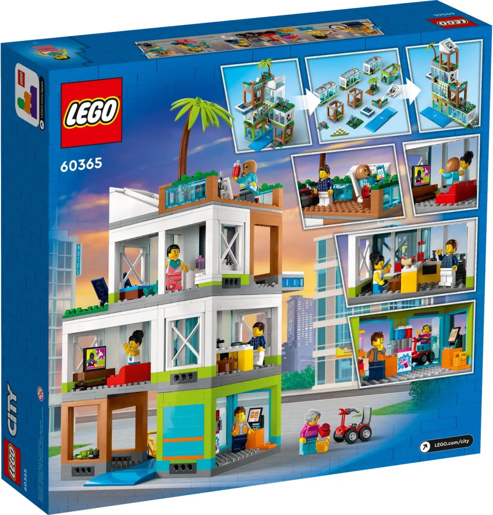 LEGO City 60365 pas cher, L'immeuble d'habitation