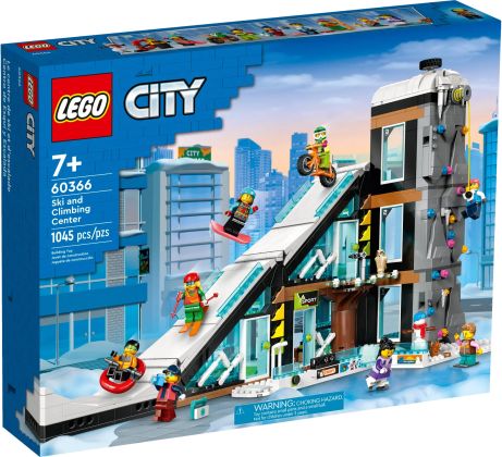 LEGO City 60366 Le complexe de ski et d’escalade