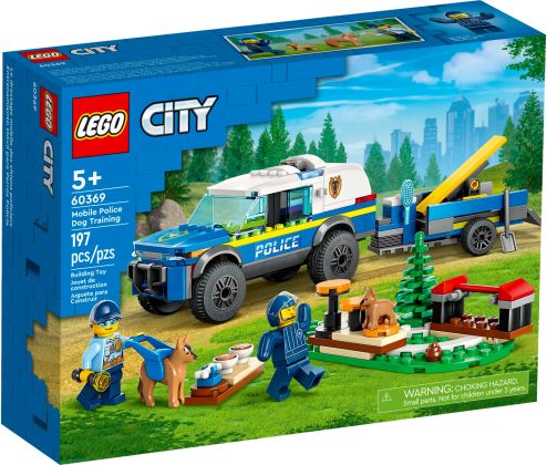 LEGO City 60369 Le dressage des chiens policiers