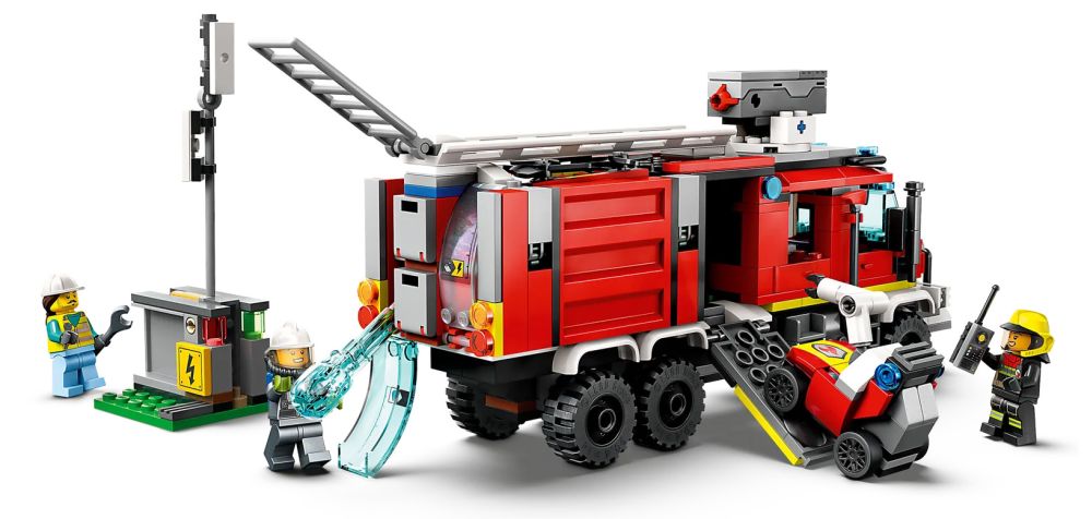 LEGO® City 60374 - Le Camion d’Intervention des Pompiers - DracauGames