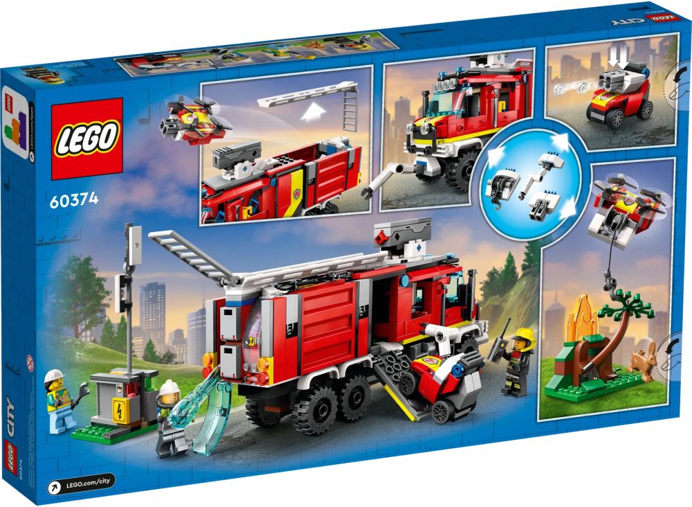 Le bateau de sauvetage des pompiers - LEGO® City - 60373 - Jeux de  construction