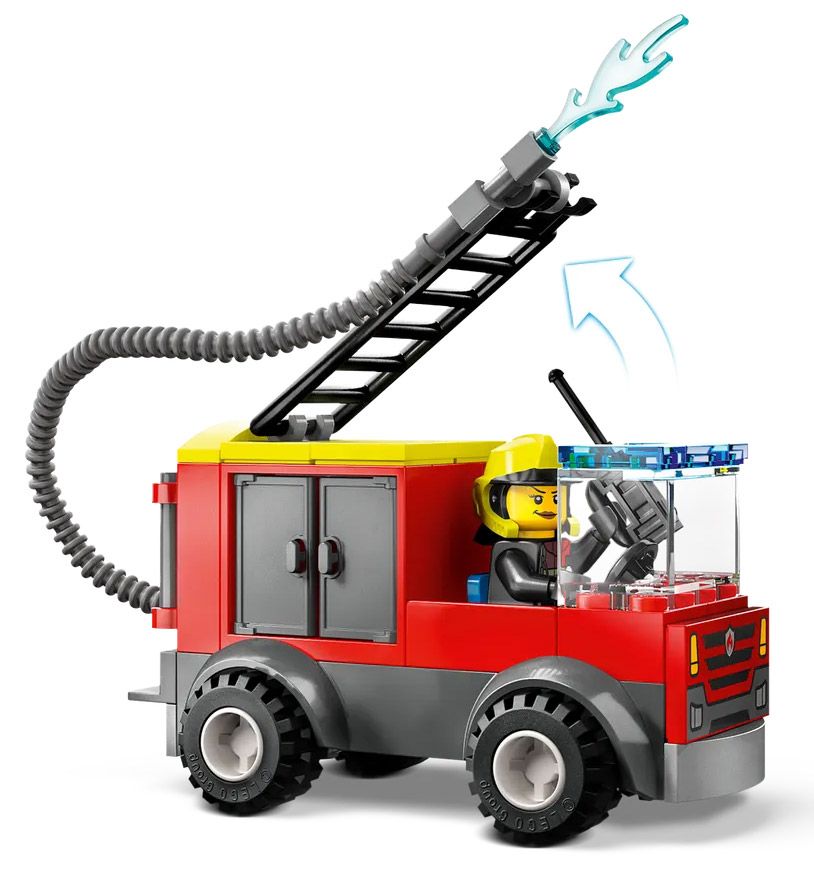 La caserne et le camion des pompiers Lego City 60375 - La Grande Récré