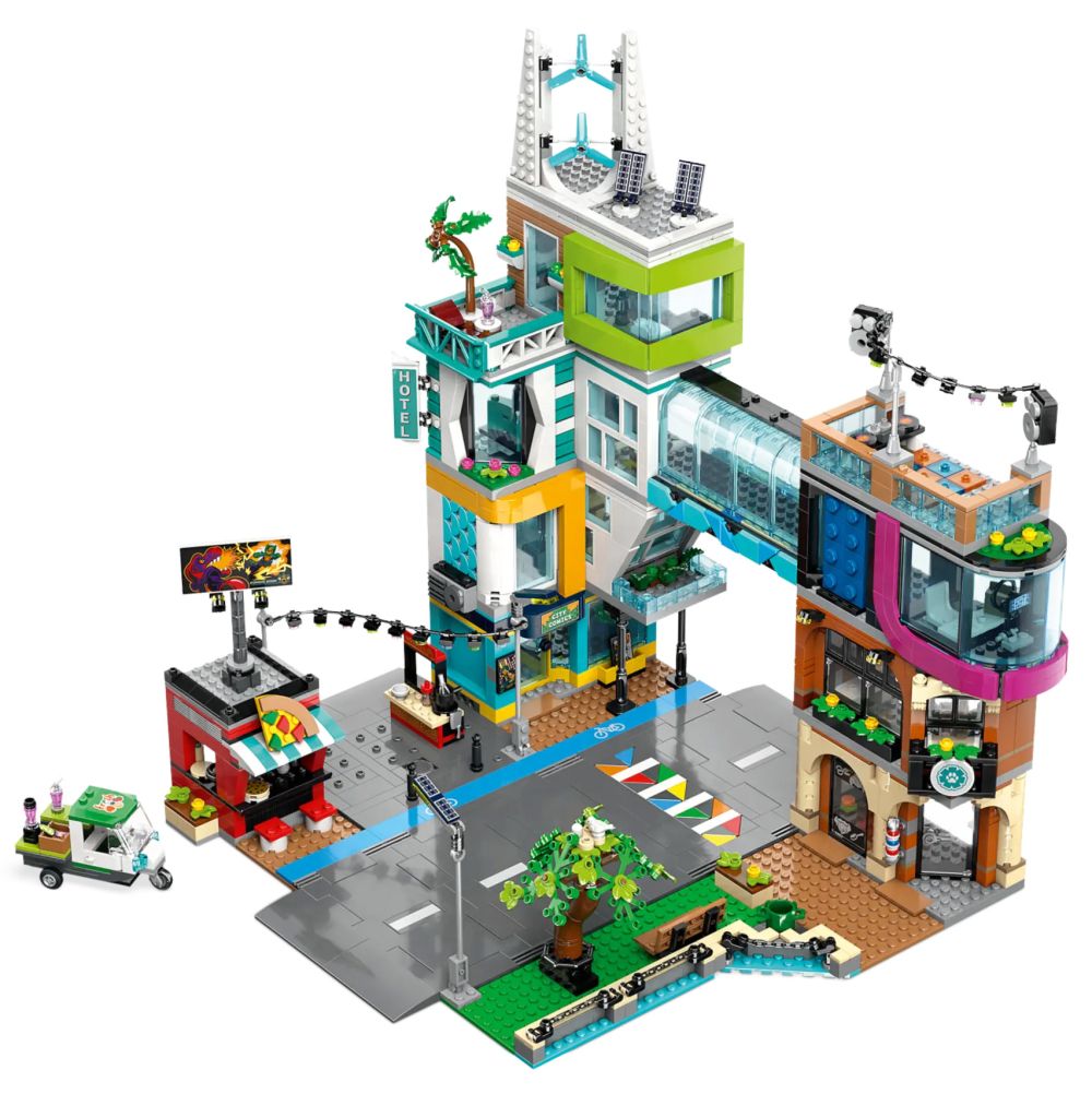 LEGO City 60380 pas cher, Le centre-ville